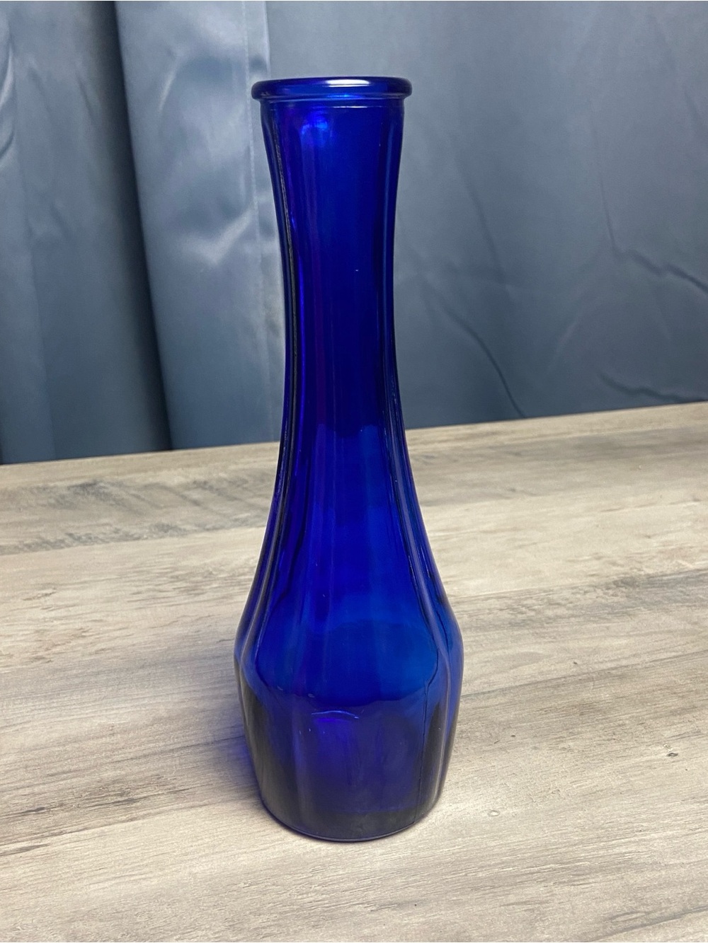 Vintage Glass Classico Bud Vase 9" Cobalt Blue
